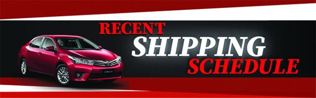 recent shipping schedule